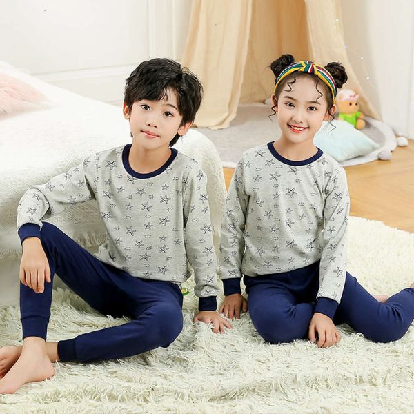 in children's set cotton underwear spring autumn and winter, Blue;red