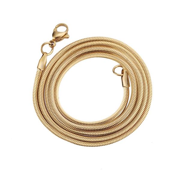 chains classy clavicle chain necklace width 2mm stainless steel flat mens womens sell gold color hip hop jewelry snake, Silver
chains classy clavicle chain necklace width 2mm stainless steel flat mens womens sell gold color hip hop jewelry snake, Silver