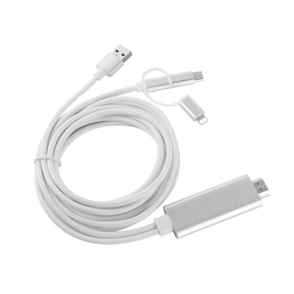 mobile phone to tv hd adapter cable micro type-c to hd converter cable video adapter cord with 3 connectors
mobile phone to tv hd adapter cable micro type-c to hd converter cable video adapter cord with 3 connectors