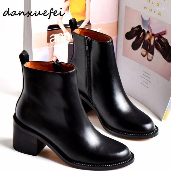 boots women's genuine leather med heel comfortable ankle autumn short booties female footwear shoes1, Black
boots women's genuine leather med heel comfortable ankle autumn short booties female footwear shoes1, Black
