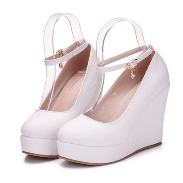 2021 spring new slope with shallow mouth single shoes high heel wedding shoes waterproof platform large size banquet dress women, Black
2021 spring new slope with shallow mouth single shoes high heel wedding shoes waterproof platform large size banquet dress women, Black