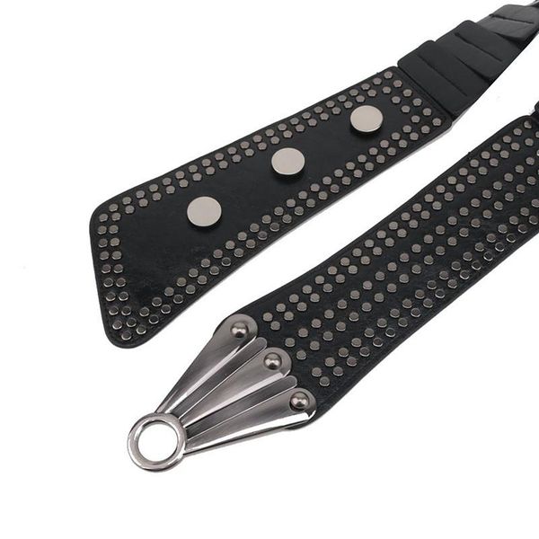 women's runway fashion vintage rivet pu leather cummerbunds female dress coat corsets waistband belts decoration wide belt r1213, Black;brown
women's runway fashion vintage rivet pu leather cummerbunds female dress coat corsets waistband belts decoration wide belt r1213, Black;brown