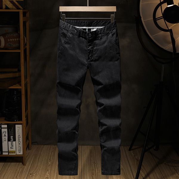 mens spring and summer new casual pants summer thin loose and simple straight-leg trousers urban cotton slim fit slimming suit pants, Black
mens spring and summer new casual pants summer thin loose and simple straight-leg trousers urban cotton slim fit slimming suit pants, Black