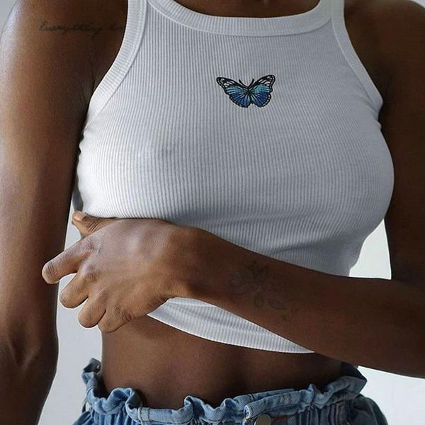 2021 new fashion summer vest tank pure color halter crop casual embroidered short slim appliques sleeveless white
2021 new fashion summer vest tank pure color halter crop casual embroidered short slim appliques sleeveless white