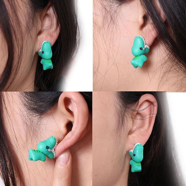 fashion stud earrings soft pottery green fine jewelry for women child girls gift, Golden;silver
fashion stud earrings soft pottery green fine jewelry for women child girls gift, Golden;silver