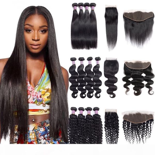 brazilian virgin straight human hair wet wavy bundles with closure peruvian body deep water wave bundles with frontal kinky curly human hair, Black;brown
brazilian virgin straight human hair wet wavy bundles with closure peruvian body deep water wave bundles with frontal kinky curly human hair, Black;brown