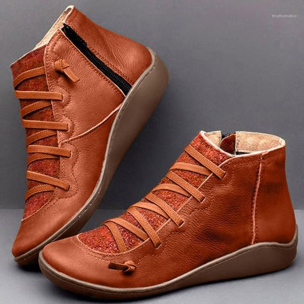 women's casual flat leather retro soft bottom comfortable laced women's boots women winter 2020 side zipper round toe shoe#y21, Black
women's casual flat leather retro soft bottom comfortable laced women's boots women winter 2020 side zipper round toe shoe#y21, Black