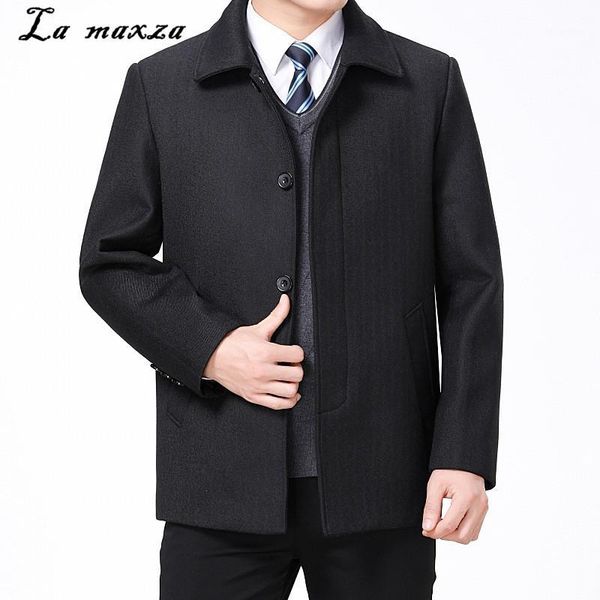 2019 winter new arrival lapel trench wool coats for men smart casual cashmere mens overcoats1, Black
2019 winter new arrival lapel trench wool coats for men smart casual cashmere mens overcoats1, Black