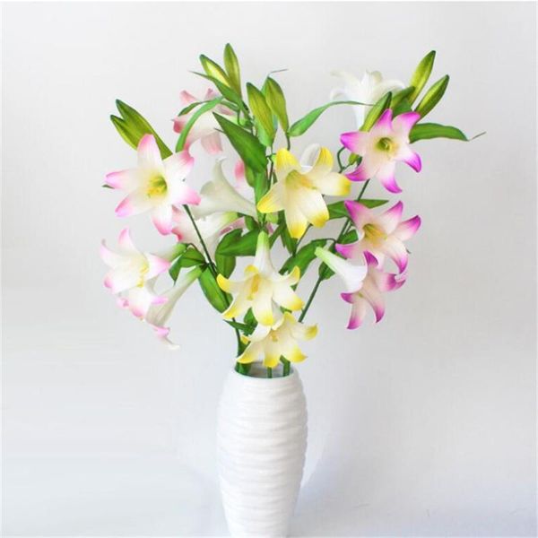 decorative flowers & wreaths 5pcs fake lily flower 38.2" simulation foam branches five heads for home artificial
decorative flowers & wreaths 5pcs fake lily flower 38.2" simulation foam branches five heads for home artificial