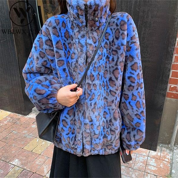 women's fur & faux lamb jacket women winter thick warm overcoat fashion leopard print zipper coat female stand collar plush, Black
women's fur & faux lamb jacket women winter thick warm overcoat fashion leopard print zipper coat female stand collar plush, Black