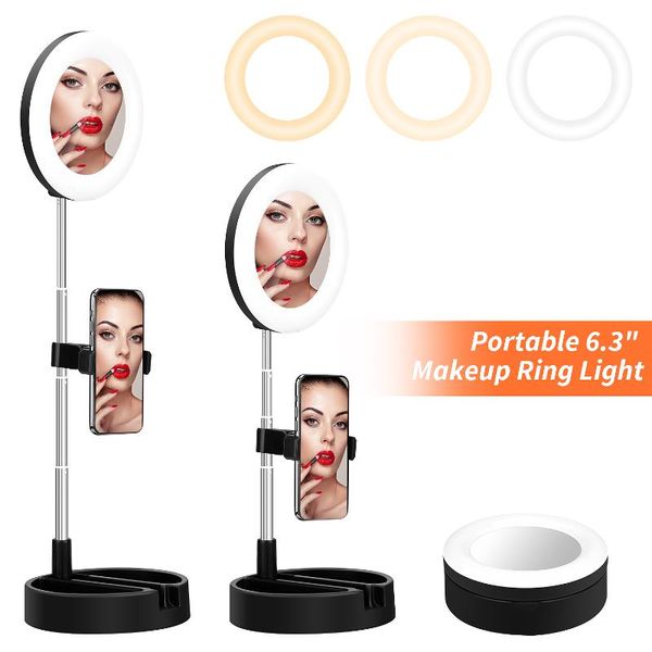 6.2" retractable pgraphy led selfie ring light dimmable camera phone ring lamp fill light for tiktok makeup video live
6.2" retractable pgraphy led selfie ring light dimmable camera phone ring lamp fill light for tiktok makeup video live