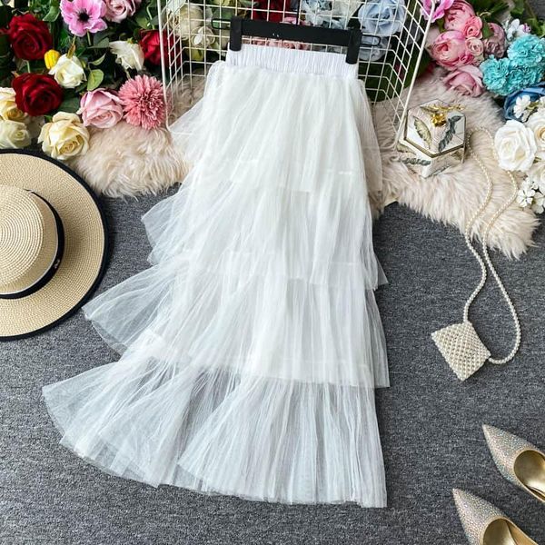 2020 summer new chic high waist mesh skirts women pleated fashion female skirt hit color patchwork11, Black
2020 summer new chic high waist mesh skirts women pleated fashion female skirt hit color patchwork11, Black