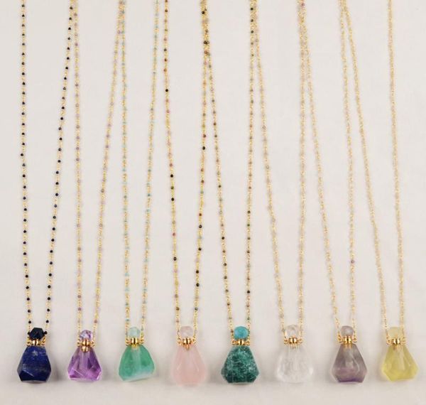 perfume bottle multi-kind natural stone essential oil bottles white quartz amazonite amethysts 26" women nec wmtyfh bdegarden, Silver
perfume bottle multi-kind natural stone essential oil bottles white quartz amazonite amethysts 26" women nec wmtyfh bdegarden, Silver