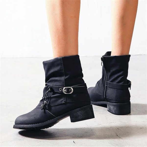 women boots winter warm ladies leather low heels black brown ankle boots soft square platform zip women short booties vt1461
women boots winter warm ladies leather low heels black brown ankle boots soft square platform zip women short booties vt1461