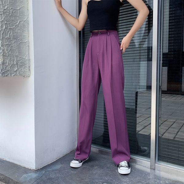 draped wide leg pants high waisted fall full-length floor trousers loose straight casual elegant ol suit pants black plus size 201012, Black;white
draped wide leg pants high waisted fall full-length floor trousers loose straight casual elegant ol suit pants black plus size 201012, Black;white