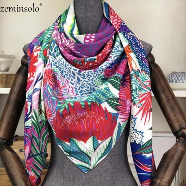 scarves 100% twill silk scarf multicolor square bandana floral print kerchief for women shawls wraps echarpe, Blue;gray
scarves 100% twill silk scarf multicolor square bandana floral print kerchief for women shawls wraps echarpe, Blue;gray