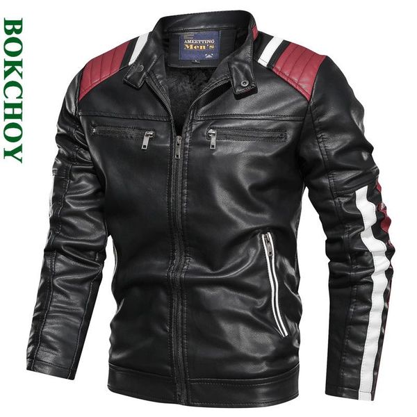 color matching casual men's leather jacket trend stand-up collar spring and autumn leather jacket youth 9016, Black
color matching casual men's leather jacket trend stand-up collar spring and autumn leather jacket youth 9016, Black