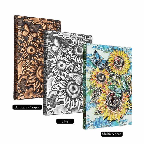 vintage 3d printing embossed notebook sunflower travel diary notebook journal leather gift bible book handcraft, Purple;pink
vintage 3d printing embossed notebook sunflower travel diary notebook journal leather gift bible book handcraft, Purple;pink