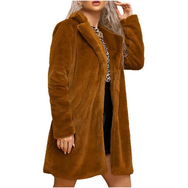 women's down & parkas 2021 winter thicken warm coat women loose lapel long-sleeved overcoat fashion solid jacket casual elegant outwear, Black
women's down & parkas 2021 winter thicken warm coat women loose lapel long-sleeved overcoat fashion solid jacket casual elegant outwear, Black