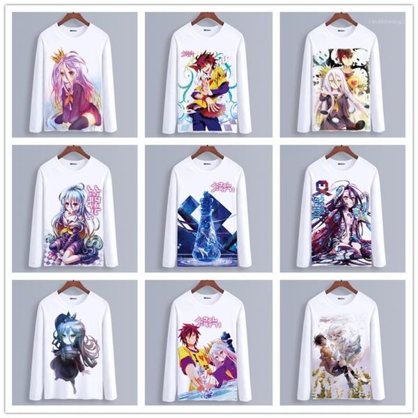 men's t-shirts spring autumn long sleeve anime t-shirt no game life clothing adults child casual polyester t shirt cosplay tshirt.1, White;black
men's t-shirts spring autumn long sleeve anime t-shirt no game life clothing adults child casual polyester t shirt cosplay tshirt.1, White;black
