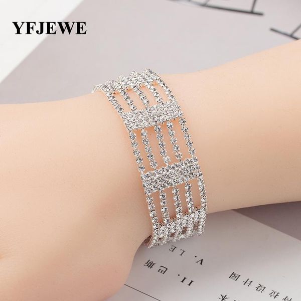yfjewe bracelet women jewelry silver color chain link bracelets bangles statement pulsera mujer bijoux wholesale b137, Black
yfjewe bracelet women jewelry silver color chain link bracelets bangles statement pulsera mujer bijoux wholesale b137, Black