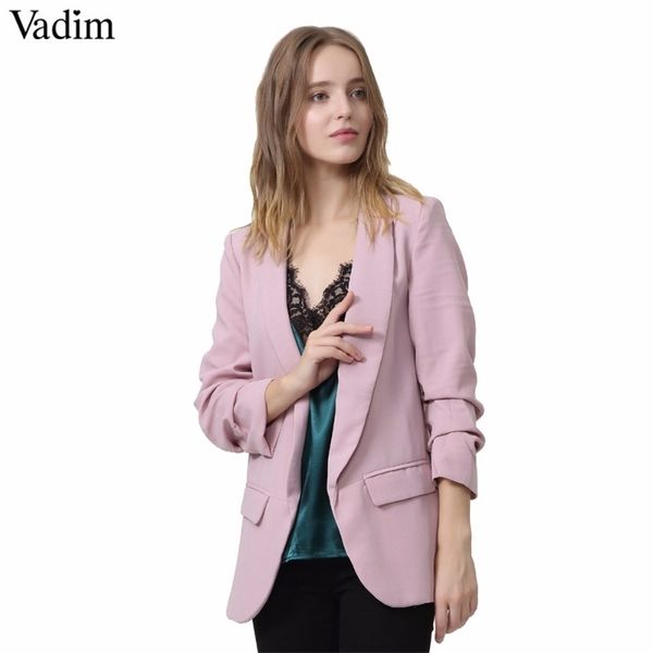 vadim women elegant 4 blazer crimping three quarter sleeve outerwear notched pocket office casual ct1504 y200107, White;black
vadim women elegant 4 blazer crimping three quarter sleeve outerwear notched pocket office casual ct1504 y200107, White;black
