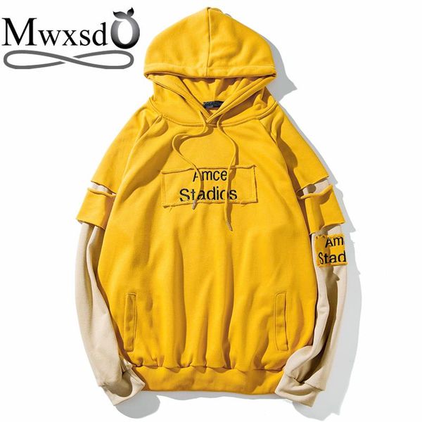 mwxsd brand fashion fake men m-5xl cotton piece solid two hoodies spring men's fitness hip-hop tracksuits stident sweatshirts qfmgk, Black
mwxsd brand fashion fake men m-5xl cotton piece solid two hoodies spring men's fitness hip-hop tracksuits stident sweatshirts qfmgk, Black
