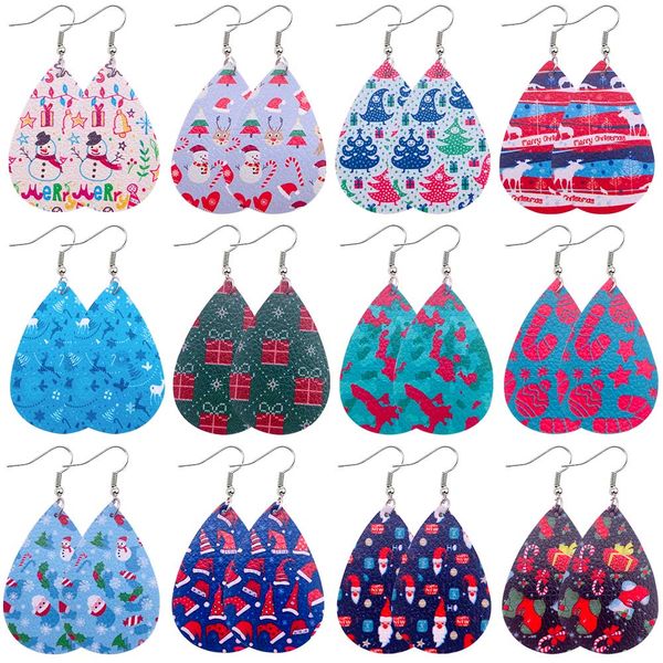 christmas leather earrings faux leather teardrop long dangle lightweight handmade earrings for women fashion jewelry gifts, Silver
christmas leather earrings faux leather teardrop long dangle lightweight handmade earrings for women fashion jewelry gifts, Silver