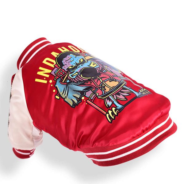 bright face social jacket pet bipedal autumn and winter cotton sweater teddy bear medium dog clothing