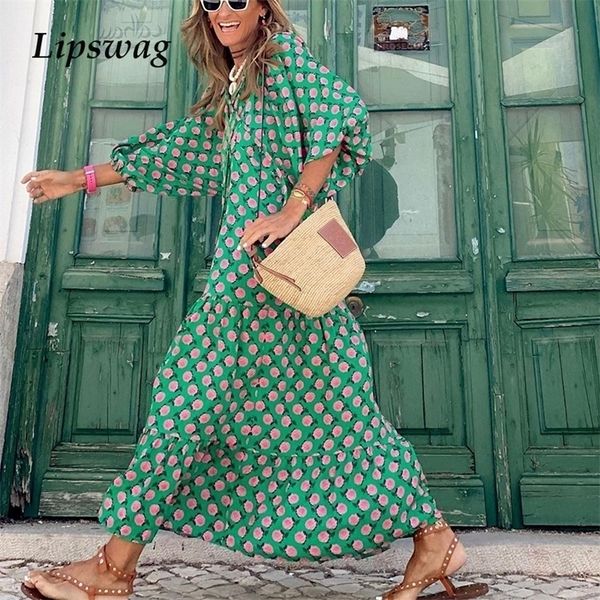 women autumn printed vintage long dress lady elegant v neck drawstring party dress casual half lantern sleeve loose dress 220311, Black;gray
women autumn printed vintage long dress lady elegant v neck drawstring party dress casual half lantern sleeve loose dress 220311, Black;gray