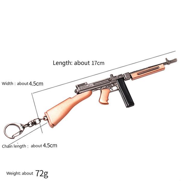 rifle weapon removable chains 17cm akm pubg model ak 47 toys gun keychains key ring keyring pendant gifts, Silver
rifle weapon removable chains 17cm akm pubg model ak 47 toys gun keychains key ring keyring pendant gifts, Silver