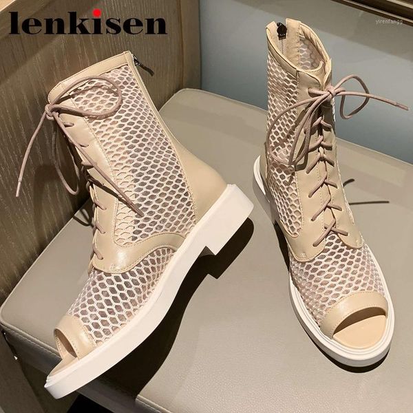lenkisen 2020 high street fashion big size shoes women air mesh breathable peep toe med heel beauty lady party summer boots l031, Black
lenkisen 2020 high street fashion big size shoes women air mesh breathable peep toe med heel beauty lady party summer boots l031, Black