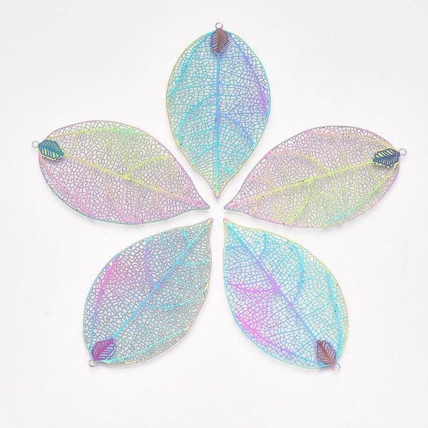 5pcs Multi-color 201 Stainless Steel Big Pendants Charms Metal Filigree Findings for Jewelry Making DIY Findings1, Bronze;silver
5pcs Multi-color 201 Stainless Steel Big Pendants Charms Metal Filigree Findings for Jewelry Making DIY Findings1, Bronze;silver