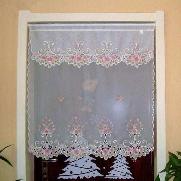 curtain & drapes half-curtain embroidered valance partition fashion countryside flowers short straight for door kitchen cabinet a-
curtain & drapes half-curtain embroidered valance partition fashion countryside flowers short straight for door kitchen cabinet a-
