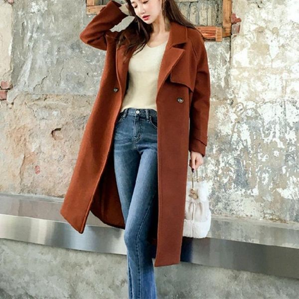 women's wool & blends mozuleva 2021 autumn and winter full long double breasted woolen coat women coats for, Black
women's wool & blends mozuleva 2021 autumn and winter full long double breasted woolen coat women coats for, Black