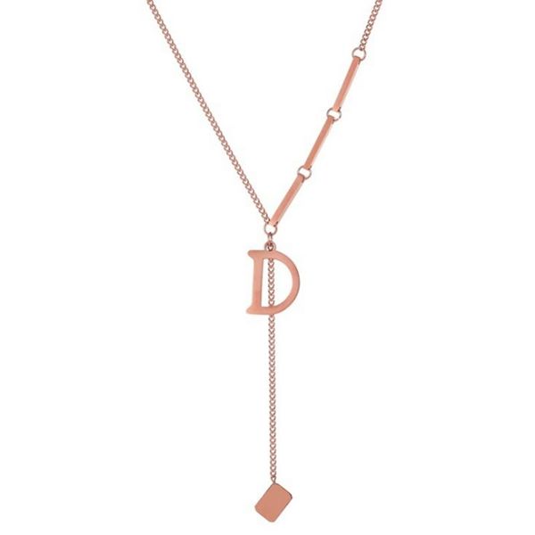 sweet d letter titanium steel non-fading pendant necklace for women trendy long necklace sweater chain, Silver
sweet d letter titanium steel non-fading pendant necklace for women trendy long necklace sweater chain, Silver