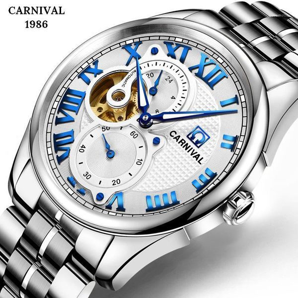 switzerland sports watch men full steel waterproof automatic mechanical mens watches clock relogio masculino1, Slivery;brown
switzerland sports watch men full steel waterproof automatic mechanical mens watches clock relogio masculino1, Slivery;brown
