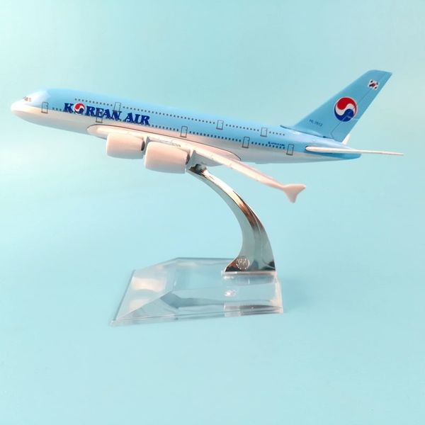 airlines 16cm korean air a380 metal alloy model plane aircraft model toys airplane collection gift children toys y200428
airlines 16cm korean air a380 metal alloy model plane aircraft model toys airplane collection gift children toys y200428