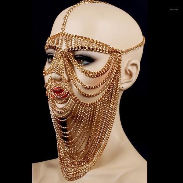 african tribal tassel mask egypt queen cosplay accessories nightclub bar female singer stage performance metal mask dwy26331, Black;red
african tribal tassel mask egypt queen cosplay accessories nightclub bar female singer stage performance metal mask dwy26331, Black;red
