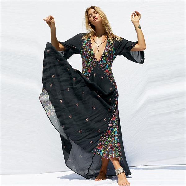 kiyumi boho maxi dress women v neck floral print kimono ethnic flare sleeve beach dress preto casual button vestido summer, Black;gray
kiyumi boho maxi dress women v neck floral print kimono ethnic flare sleeve beach dress preto casual button vestido summer, Black;gray