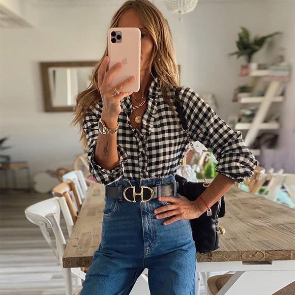 women's blouses & shirts foridol white balck plaid blouse women autumn winter v neck ruffle casual clothing harajuku fashion
women's blouses & shirts foridol white balck plaid blouse women autumn winter v neck ruffle casual clothing harajuku fashion