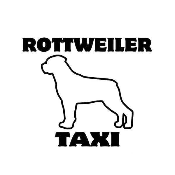 15.5*13cm rottweiler taxi funny vinyl car sticker car-styling decals black/silver s8-1682
15.5*13cm rottweiler taxi funny vinyl car sticker car-styling decals black/silver s8-1682