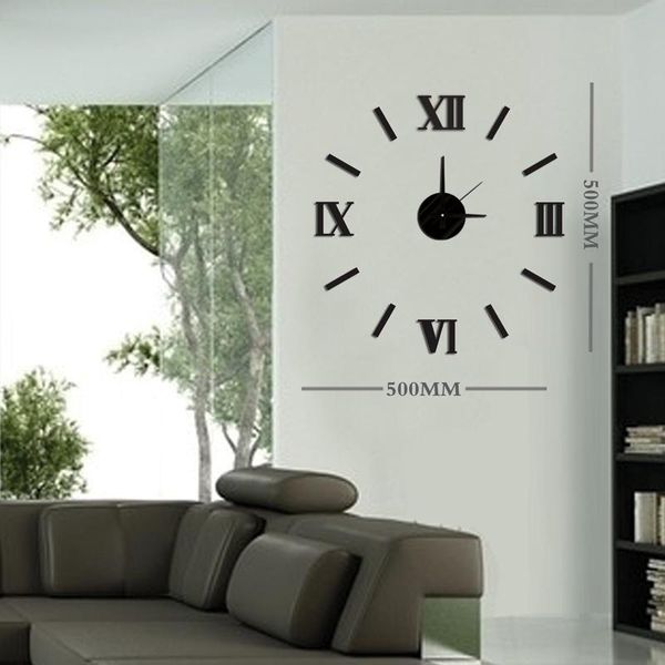 wall clocks diy modern fashion creative clock paste eva black roman numeral decoration 10es033
wall clocks diy modern fashion creative clock paste eva black roman numeral decoration 10es033