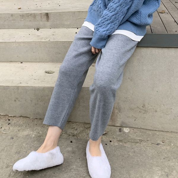 maternity autumn and winter 2020 new knitted straight tube wide leg granny capris loose casual radish pants, White
maternity autumn and winter 2020 new knitted straight tube wide leg granny capris loose casual radish pants, White