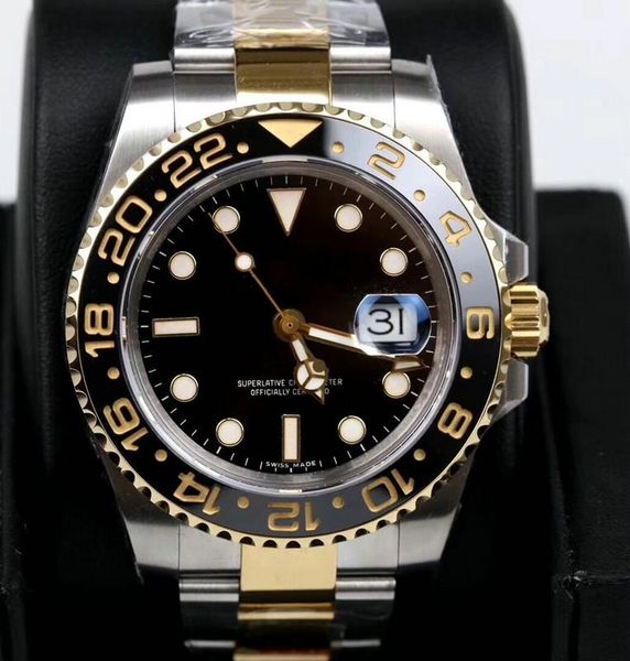 new men's ceramic bezel automatic mechanical movement stainless steel steel band watch, Slivery;brown
new men's ceramic bezel automatic mechanical movement stainless steel steel band watch, Slivery;brown