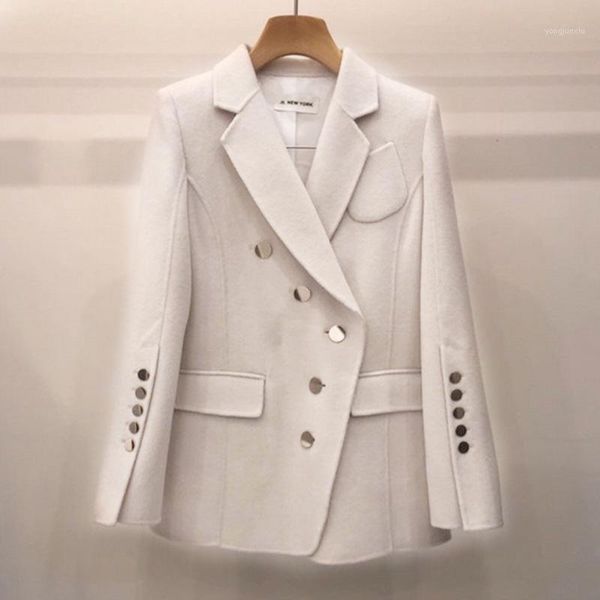 womens blazers korean version new winter fashion long sleeve woolen jacket women's loose fit metal buckle woolen small suit1, White;black
womens blazers korean version new winter fashion long sleeve woolen jacket women's loose fit metal buckle woolen small suit1, White;black