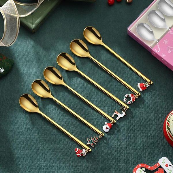 stainless steel christmas spoon creative coffee stirring spoon dessert spoon christmas new year gift kid tableware h wmtelq
stainless steel christmas spoon creative coffee stirring spoon dessert spoon christmas new year gift kid tableware h wmtelq