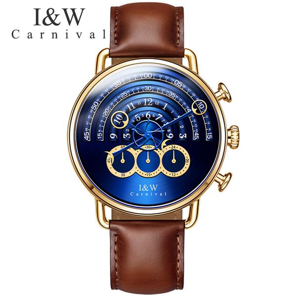 brand luxury quartz watch men outdoor sports chrono leather band waterproof wristwatches relogio masculino carnival watches t200409, Slivery;brown
brand luxury quartz watch men outdoor sports chrono leather band waterproof wristwatches relogio masculino carnival watches t200409, Slivery;brown