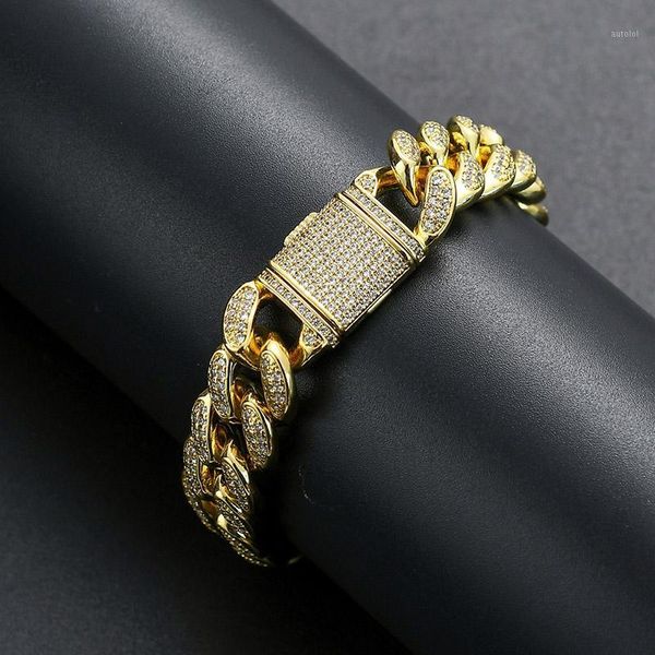 15mm 7"-8" hip hop cz stone paved bling iced out round miami curb cuban link chain bracelets for men rapper jewelry1, Black
15mm 7"-8" hip hop cz stone paved bling iced out round miami curb cuban link chain bracelets for men rapper jewelry1, Black