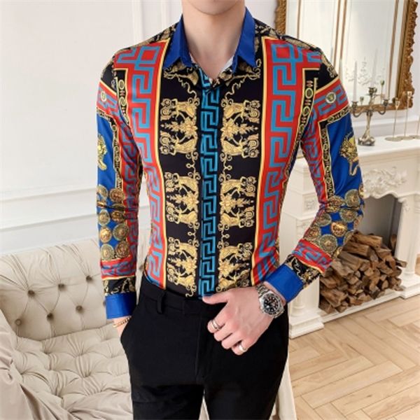 floral shirt 2020 new brand fashion print men luxury shirts slim fit casual long sleeve business chemise homme -4xl c1211, White;black
floral shirt 2020 new brand fashion print men luxury shirts slim fit casual long sleeve business chemise homme -4xl c1211, White;black